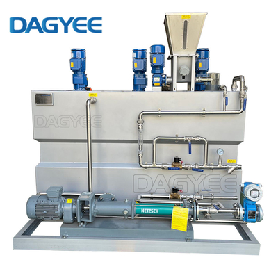 1000L Polymer Preparation Mixer Chamber Chemical Dosing System