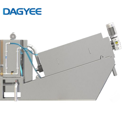 SS304 316 Multi Disc Screw Press Dehydrator Cost Effective Sludge Dewatering Filter